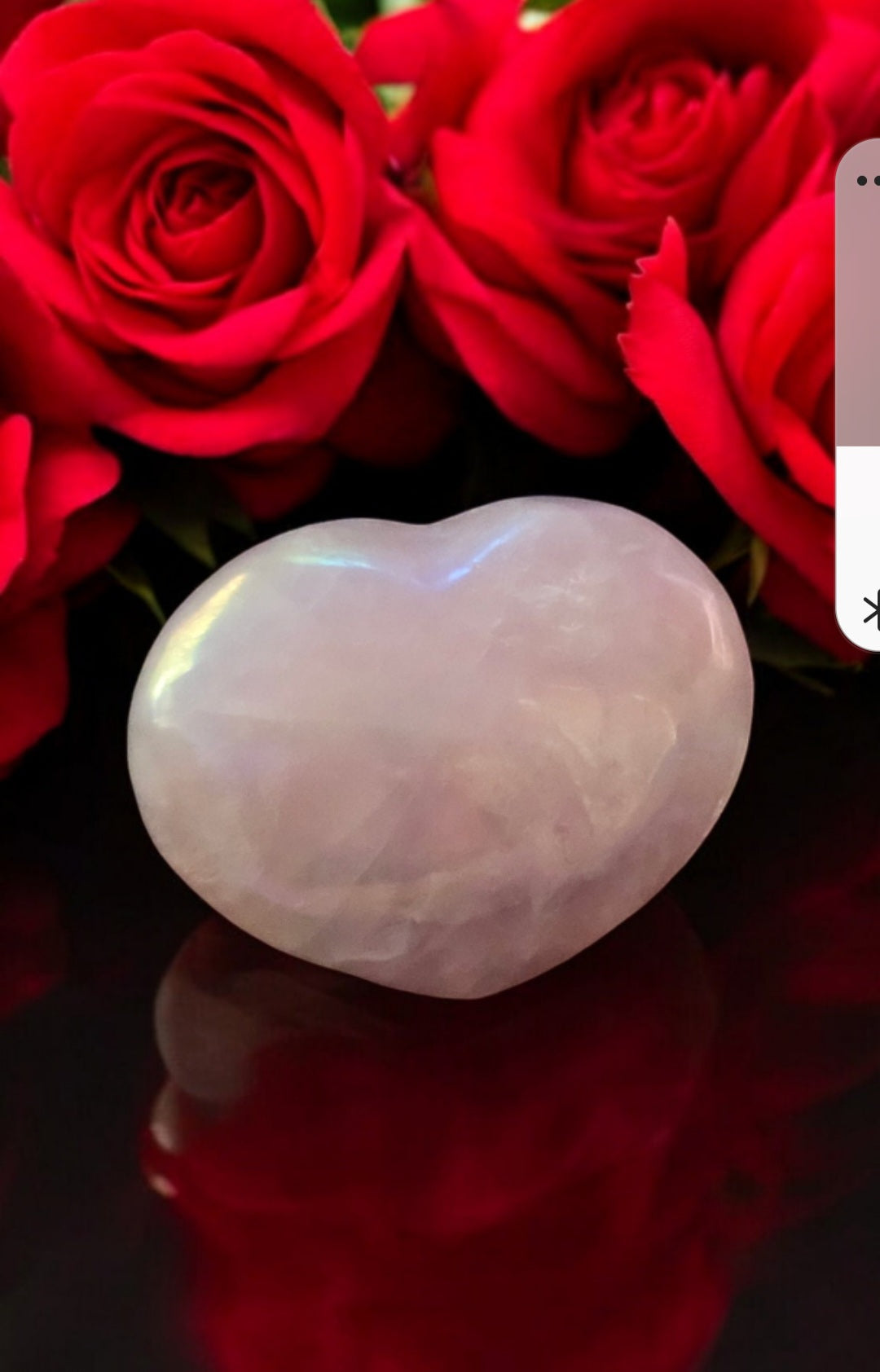 Crystal Heart: Aura Quartz